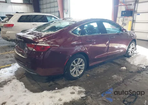 2015 Chrysler 200 Limited z USA, uszkodzony, nr VIN 1C3CCCABXFN535598
